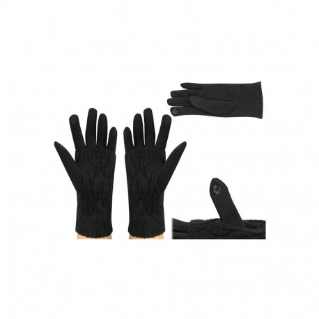 Rękawiczki dotykowe R6413 - czarne