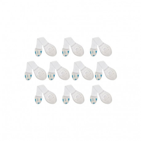 Blokeering kapiuksele 10 tk valge