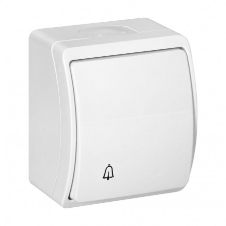 AQUATIC IP44 valge pinnapealne uksekellanupp