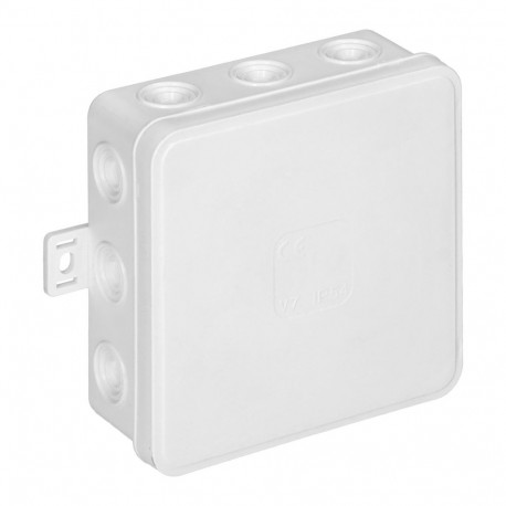Puszka n/t CLICK, IP54, 12 läbiviiku, 100x100x41mm, valge