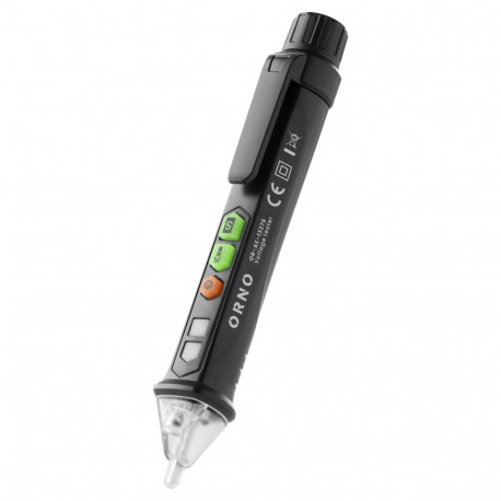 Induktiivne pingetester taskulambiga, 12–1000V AC, must
