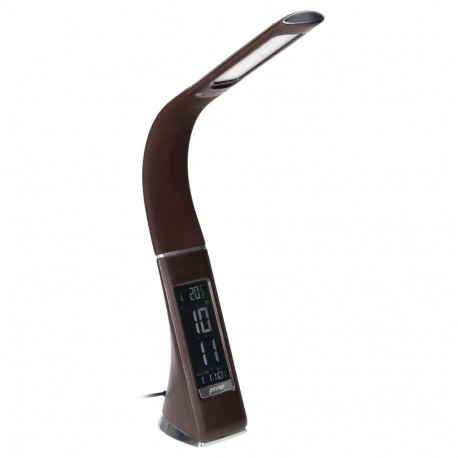 DOLOMIT LED 5W, lauavalgusti äratuskellaga, 300 lm, 4000K, pruun