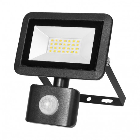 FARO S LED liikumisanduriga prožektor 20W, 1600lm, IP44, 4000K, alumiinium + klaas