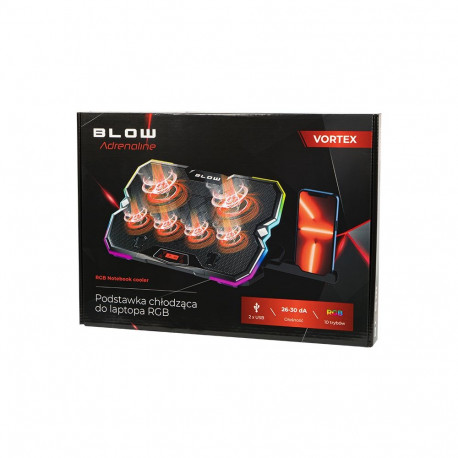 66-366# jahutusalus sülearvutile 6 ventilaatoriga vortex rgb