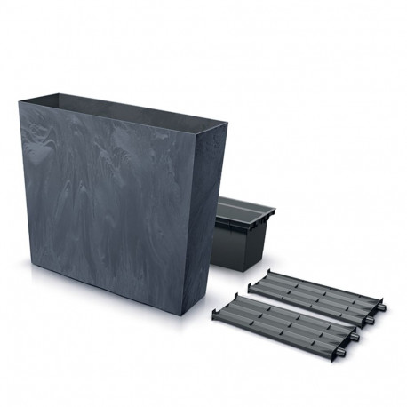 Doniczka URBI CASE TOWER BETON EFFECT DUC800TE - antratsiithall
