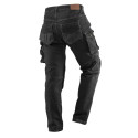 Spodnie robocze DENIM, czarne, rozmiar M