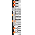 Klucze nasadowe 1/2", zestaw 12 szt.