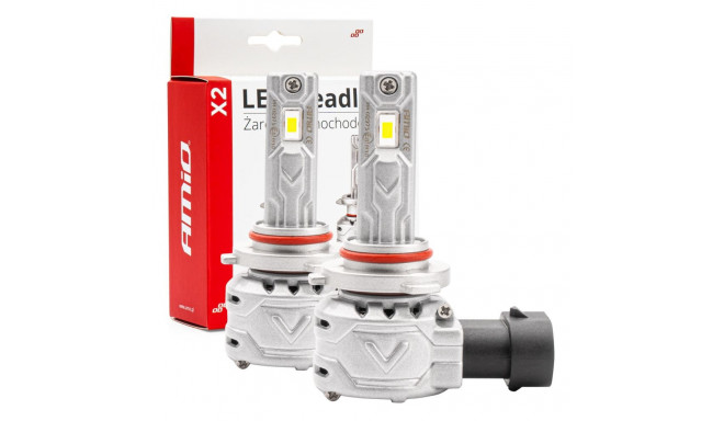 Autode LED-pirnid X2 seeria HB3 9005/HIR1 9011/H10 6500K CANBUS AMIO-02975