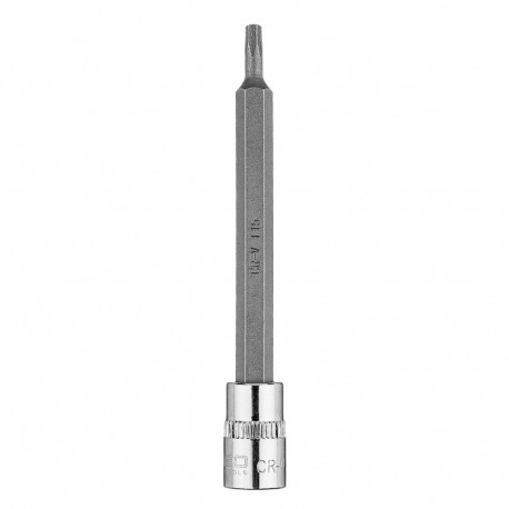 Końcówka Torx TX15 na nasadce 1/4", długa, 87 mm (3 tk.)