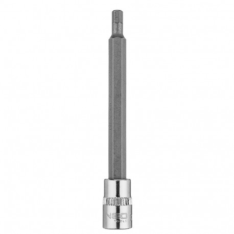 Końcówka sześciokątna H4 na nasadce 1/4", długa, 87 mm (3 tk.)