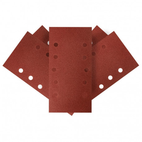 Liivapaber takjakinnitusega 115 x 230 mm, K120, 5 tk, avadega