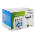 Stacja pogodowa z termometrem basenowym GreenBlue, zasięg 60m, czujnik pływający, temperatura, godzi