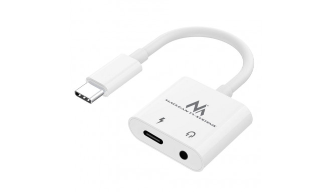 Adapter USB Type-C - 3,5 mm mini jack koos Power Delivery (PD) 30W Maclean, MCTV-848