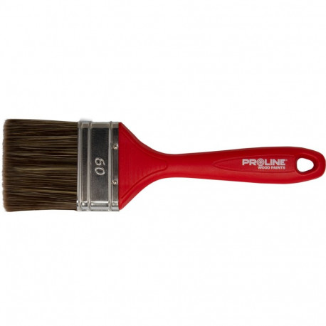 Pędzel płaski standard 30mm,rączka plastik,do drew.,proline