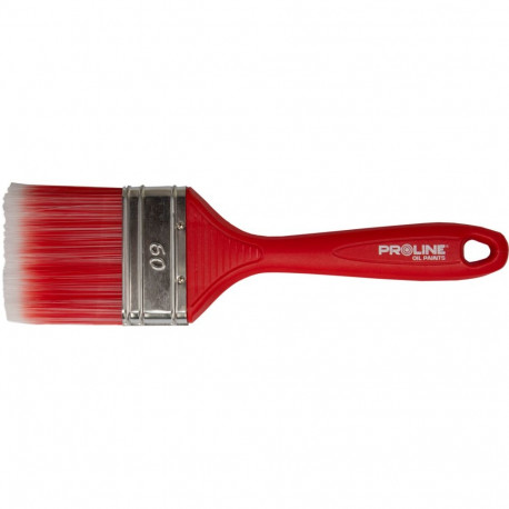 Pędzel płaski standard 20mm,rączka plastik,olej,proline