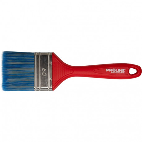 Pędzel płaski standard 70mm,rączka plastik,akryl,proline