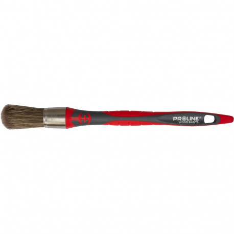 Proline premium ümmargune pintsel 21mm, 2k-tpr käepide, ss, puidule