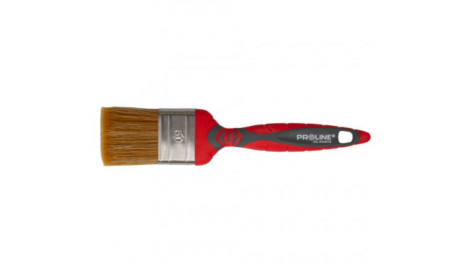 Pędzel płaski premium 20mm,rączka 2k-tpr,ss,olej,proline