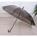 BQ13G Parasol przezroczysty czarny