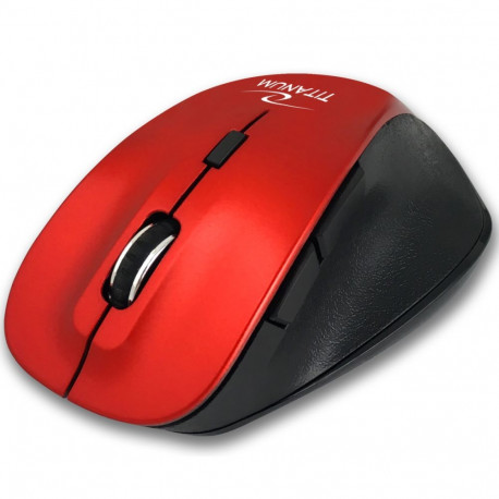 TM122R Titanum juhtmevaba bluetooth 6d optiline Fornax punane hiir