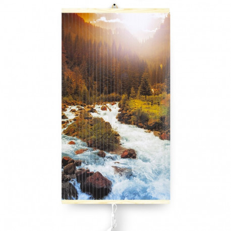 Infrapuna radiaator - painduv küttepaneel 430W TRIO muster 10 jõgi, mõõtmed 100x57cm koos regulaator