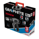 Opalarka 2000W, zakres temperatur:I: 50?C, II: 50-550?C, III: 50-550?C,walizka