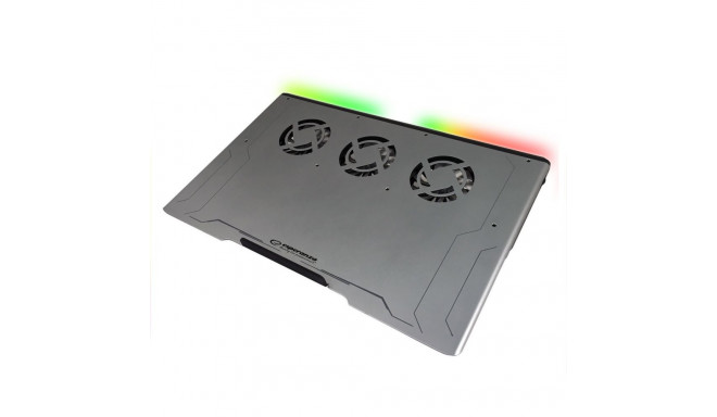 EGC108 Esperanza sülearvuti jahutusalus mänguritele LED RGB Boreas