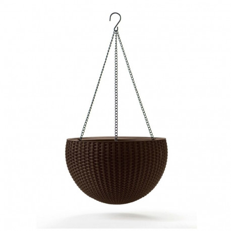 Keter Sphere Planter pruun rippuv lillepott