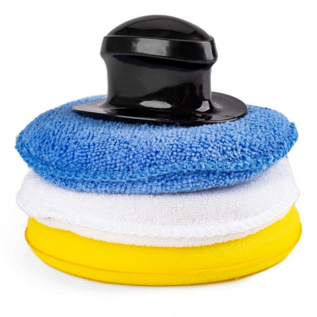 Puhastuskäsnade komplekt poleerimiskäsnad 3 x 125 mm amio-02904