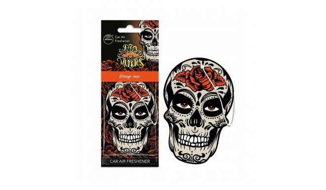 Odświeżacz powietrza aroma car muertos skull orange man island driftwood