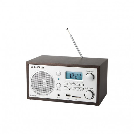 77-531# Radio przenośne analogowe fm bt blow ra2 retro