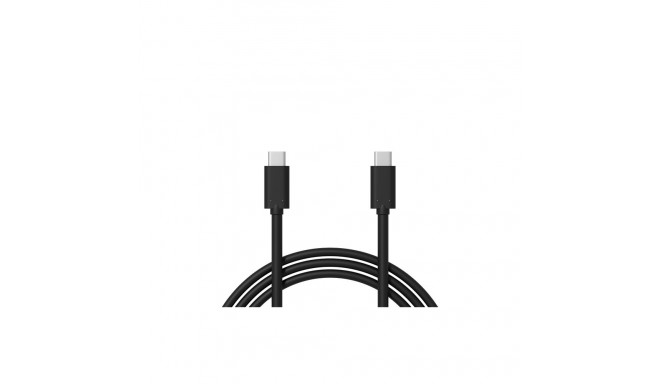 66-118# usb-c – usb-c 3.1 1,0m must ühenduskaabel