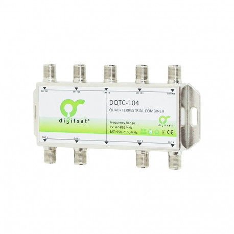 77-172# Summaator quad+tv digitsat dqtc-104