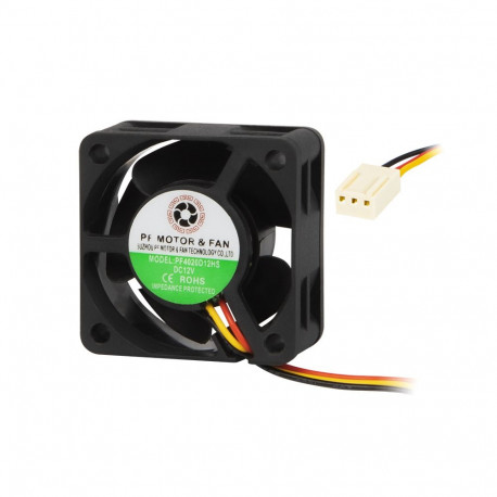 85-412# Wentylator 40x20mm 12v ślizgowy 3-przewodowy