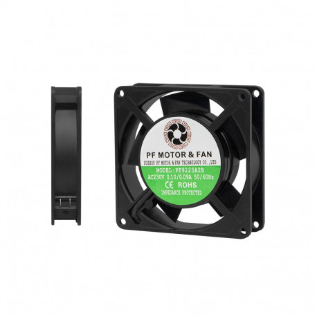 85-943# 92x25mm 230v kuul-laagriga ventilaator terminal