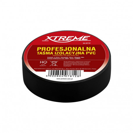 54-017# Taśma izolacyjna klejąca 0,13mm/19mm/20m profesjonalna (10 tk.)