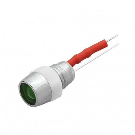 2510# diood led 5mm (12v roheline indikaator) (10 tk.)