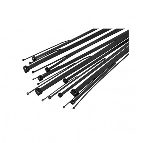 41-210# Opaska zaciskowa 2,9x150mm czarna 100 szt. (5 tk.)