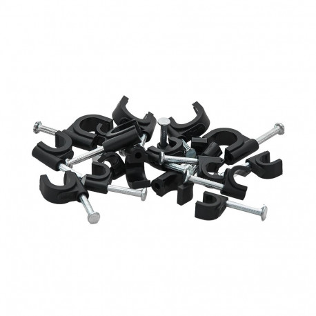 42-015# 8mm must ümmargune kaablikinnitus