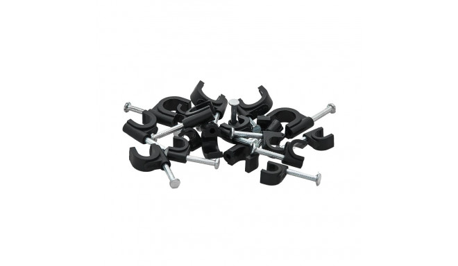 42-015# 8mm must ümmargune kaablikinnitus