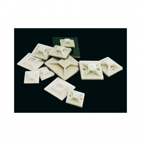 4943# Podstawka samoprzylepna 30mm/30mm biała