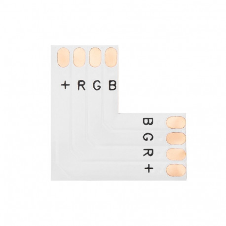 4863# "l"-tüüpi 10mm rgb led-riba konektor (10 tk.)