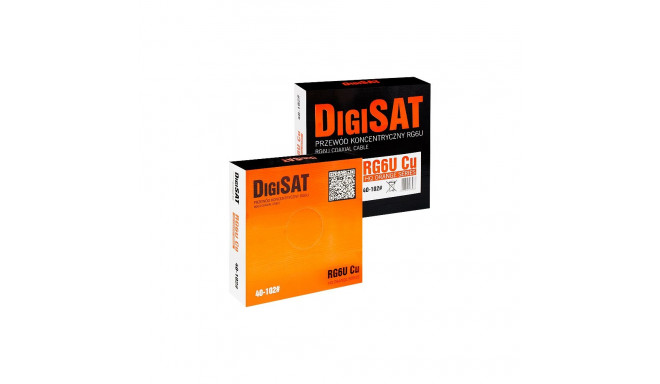 40-102# Przewód koncentryczny rg6u cu digisat box