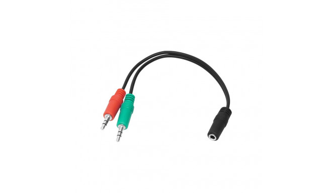 3420# 3,5 mm 4-pooluseline jack-pistikupesa - 2x 3,5 mm stereo pistik (10 tk.)