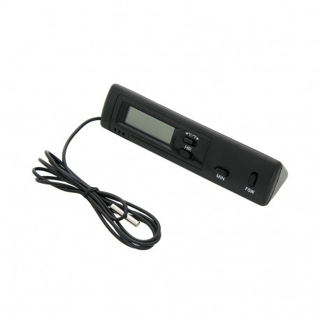 50-305# Termometr samochodowy lcd wewnętrzny/zewnętrzny/czasomierz