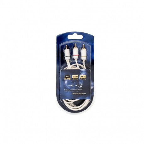 92-633# Przyłącze wtyk 2,5st-2xrca portable 1,5m