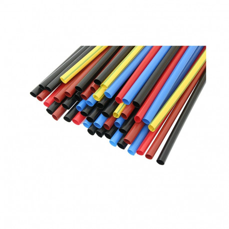 75-611# Termokahanevad torud 6,4/3,2 - 1m värvilised (10 tk.)