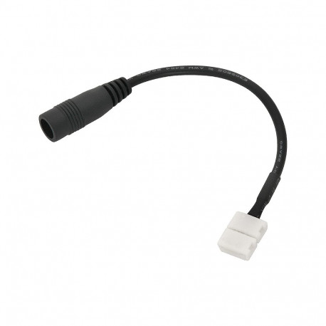 5718# LED-riba konnektor 8mm kaabel DC 2,1/5,5 pistik (10 tk.)