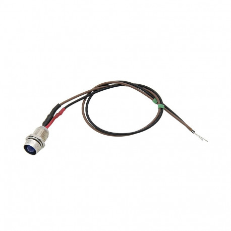 1617# Dioda led 5mm (niebieska 12v) kontrolka z przewodem (10 tk.)
