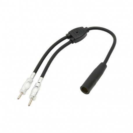 0958# autoantenni adapter-jagur 2×DIN-pistikuga